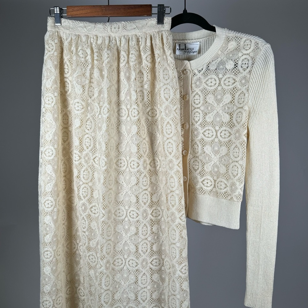 Vintage 60’s Joan Leslie by Kasper Sweater and Maxi Skirt Set